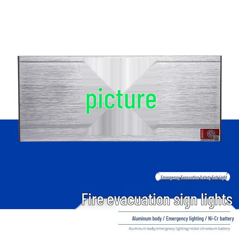 Baishian LED Aluminum Alloy Emergency Exit Sign Light