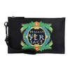 Classic Lychee Texture Commuter Fashion Large Logo Calfskin Clutch Men Clutch Black DP84725-DVSIGD-41MP
