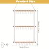 Headband Display Rack Headband Organizer for Girls Hair Accessories Organizer Storage Wall Hanging Decor for Nursery Toddler