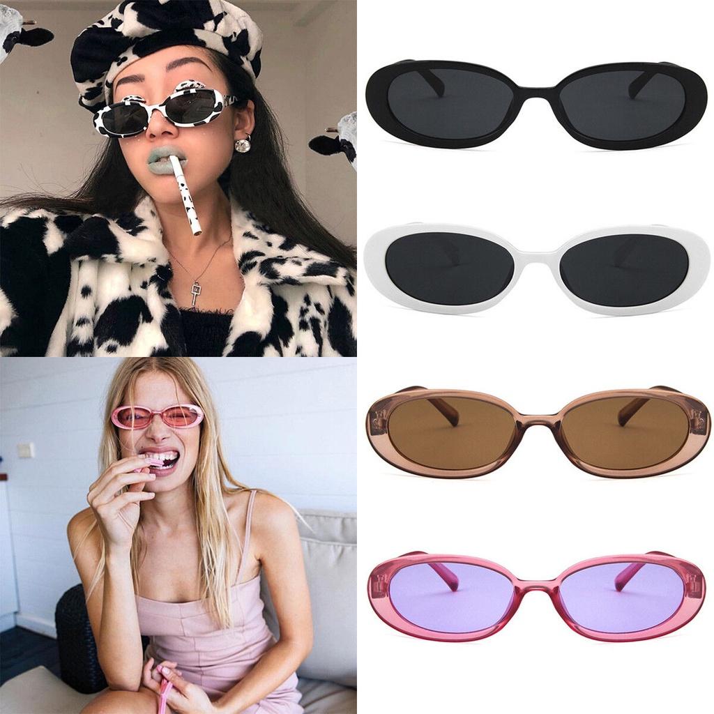 Fashion Women Oval Frame Sunglasses Small Glasses Ladies Retro Sun Glasses With Premium Quality Materials