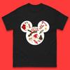 Merry Christmas Disney Mickey Mouse Head Mens T Shirt Womens Tops Tees Christmas Top