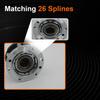 For Suzuki Samurai SJ413 Mechanical Hubs Free Wheel Locking Hubs Vitara Jimny SJ410 X90 Escudo Sierra Alloy 4381060A00 26 Spline