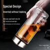 Fuguang Portable Double-Layer Glass Tea Cup