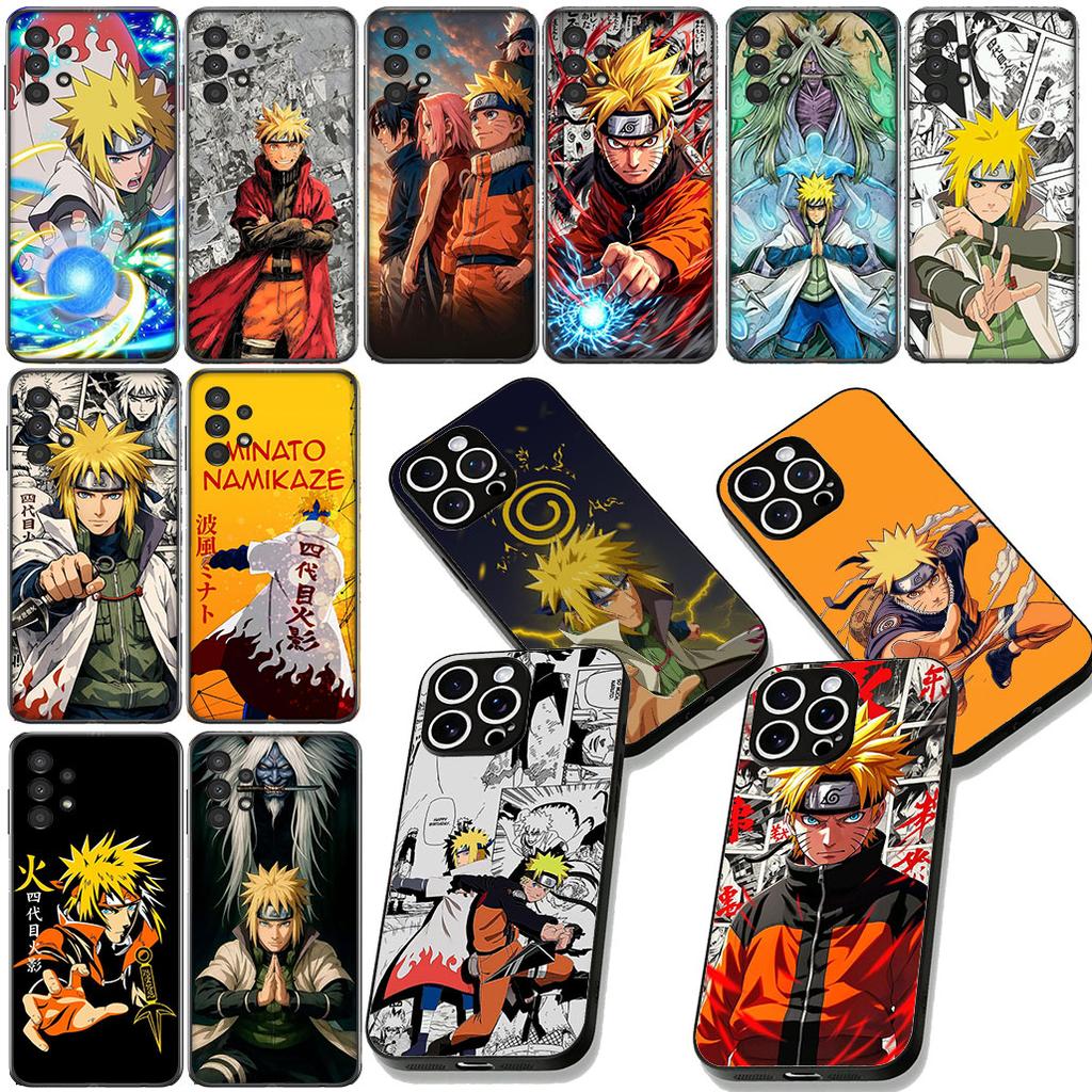 Namikaze Narutos Minato Phone Case for Samsung Galaxy A06 A05 A14 A50 A51 A52 A12 A13 A23 A70 A07 A25 A26 A72 A56 Cover Casing