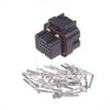 26 Holes 3 Slots Wire Harness Plug With Terminals Kit Automotive Connector Auto Oil Gas Connector Male Female Terminal Housing
