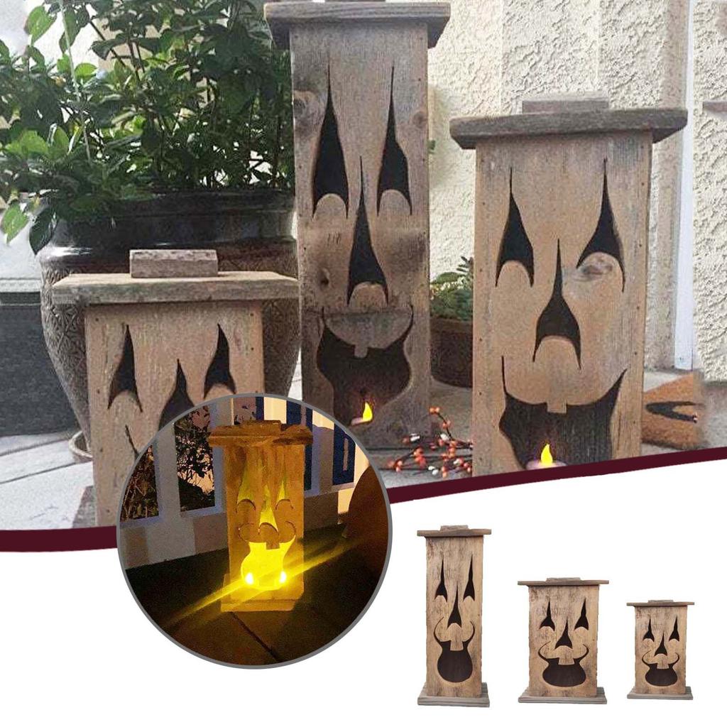 Halloween Wooden Decorations Courtyard Crafts Decorations Ornaments