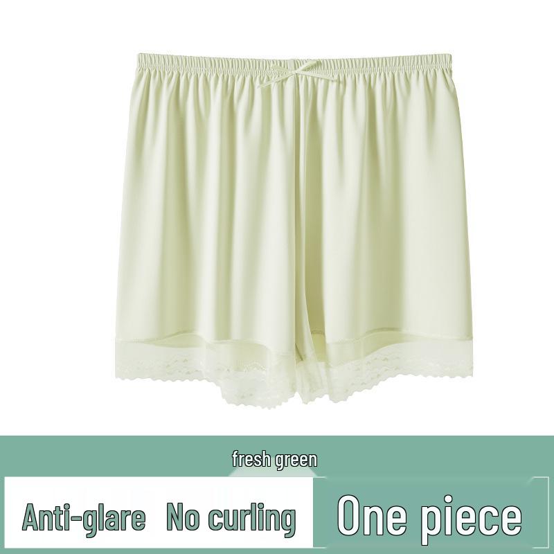 

2025 Summer Thin Anti-Exposure Lace Trim Safety Underpants - Breathable, No Roll-Up XL (130-160 cm)