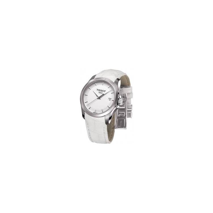 Tissot Kutu Collection Automatic Mechanical Movement Women's Watch 32mm White Dial T035.207.16.011.00