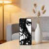 Line art Phone Case For Samsung S25,S24,S21,S22,S23,S30,Ultra,S20,Plus,Fe,Soft Silicone Black Cover