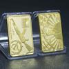Stati Uniti, Germania, Europa, Blocchi commemorativi quadrati, monete commemorative, monete, oggetti da collezione, lingotti d'oro, blocchi placcati in oro
