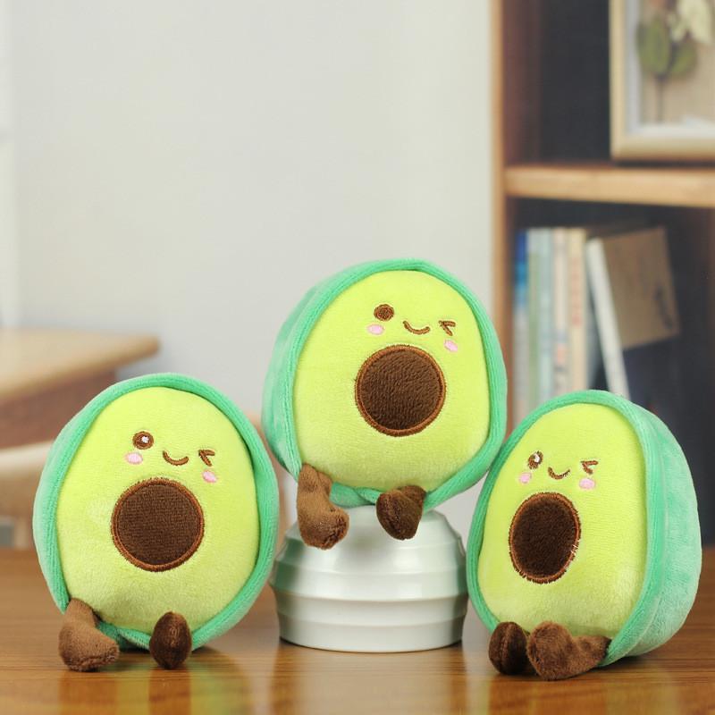 Adorable Mini Avocado Plush Toy Short Plush Stuffed Fruit Doll For Kids Activity Gift
