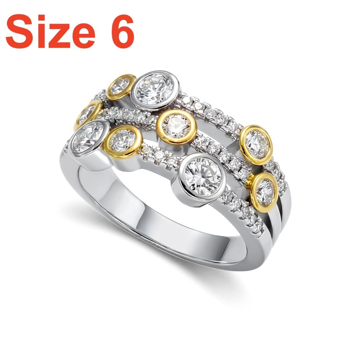 

Creative Inlaid Cubic Zircon Multi Layer Geometric Stripe Round Dot Finger Rings For Women Men Exquisite Ring Aesthetics Zircon
