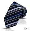 Men's High-Grade 8cm Business Silk Tie with Diagonal Stripes and Plaid Pattern for Wedding Suit