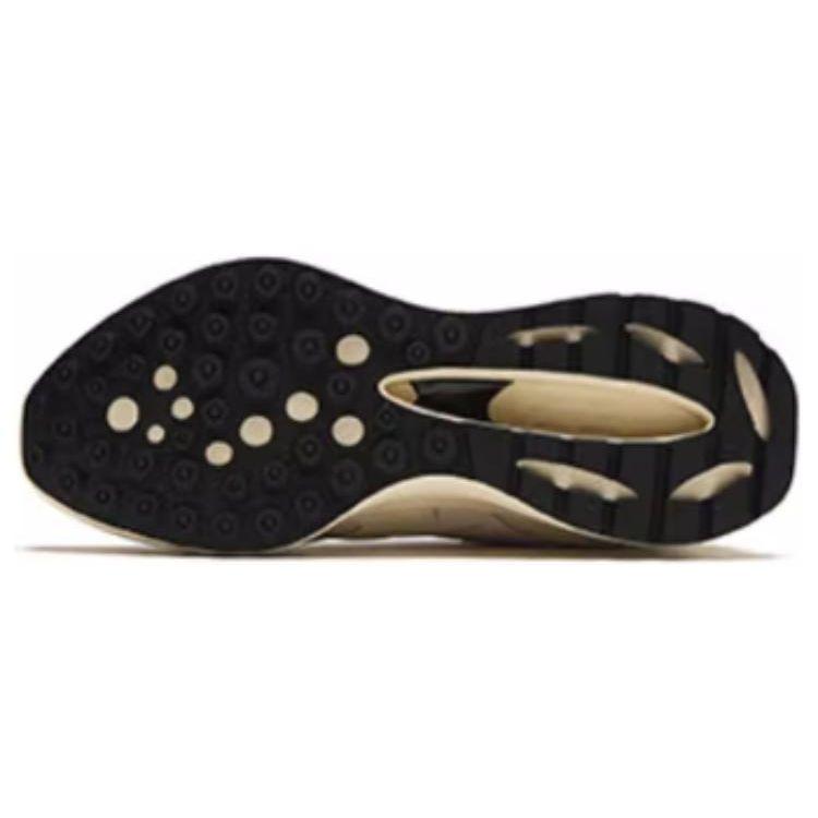 Anta Round Toe Lace-Up Shock Absorbing Wear-Resistant Low-Top Running Shoes Men Sneakers Light-Green Black 112345580A-4