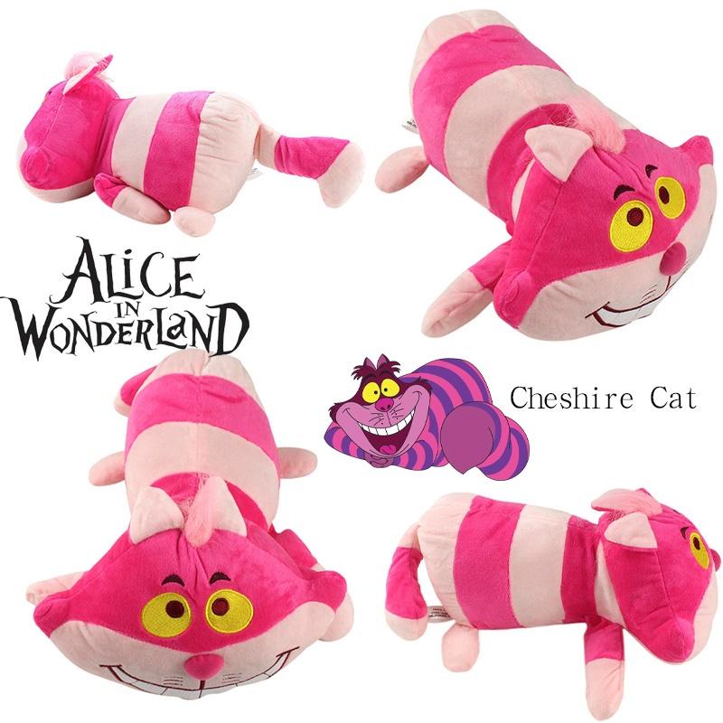 Cheshire Cat Plush Toy From Alice's Adventure In Wonderland Soft And Cuddly Pink Kitten