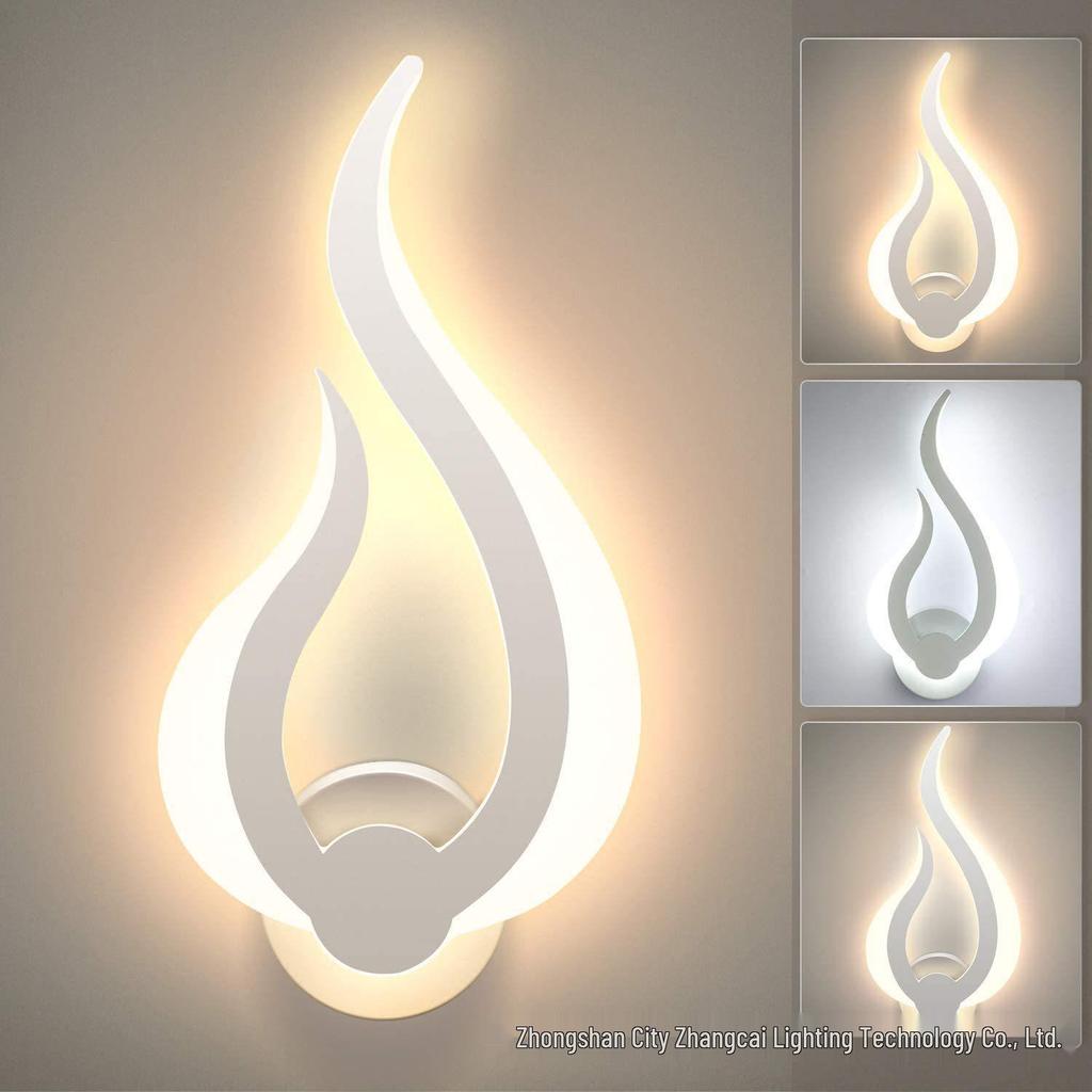 Nordic LED Wall Lamp: Modern Bedside, Bedroom, Living Room, Hallway, Staircase Light