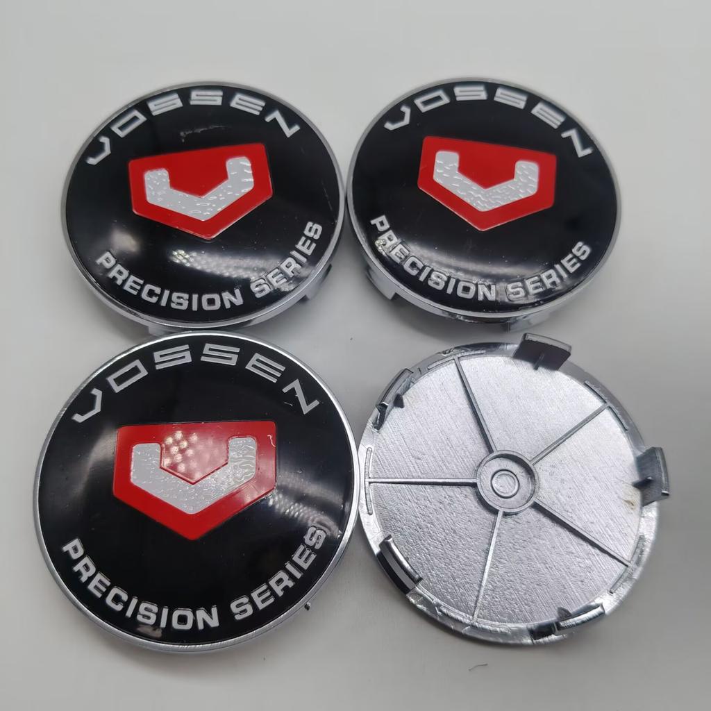 4ks/sada 68mm Vossen Krytky středů kol automobilu Znak automobilu Logo Štítek krytky středu kola Příslušenství pro pneumatiky automobilů
