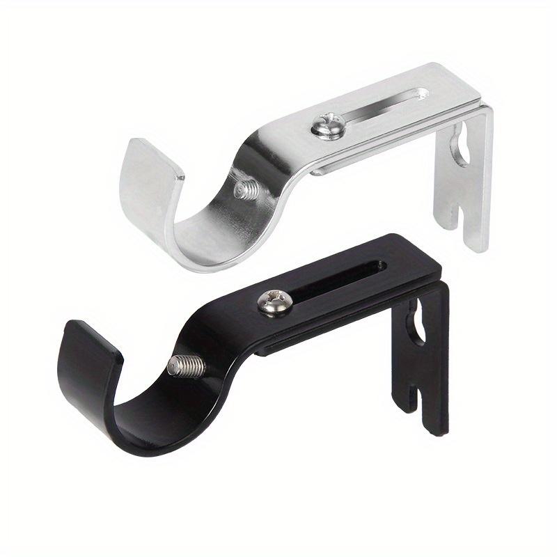 2Pcs Extendable with Screws Adjustable Curtain Rod Bracket Curtain Rod Support Window Hardware Curtain Rod Holder