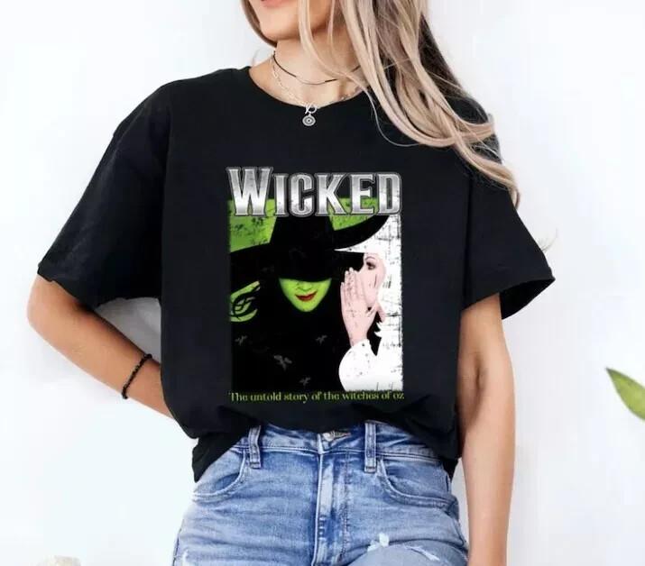 Wicked Broadway A New Musical Shirt, The Untold Story Of The Witches Of Oz S-4XL Unisex T-Shirt S