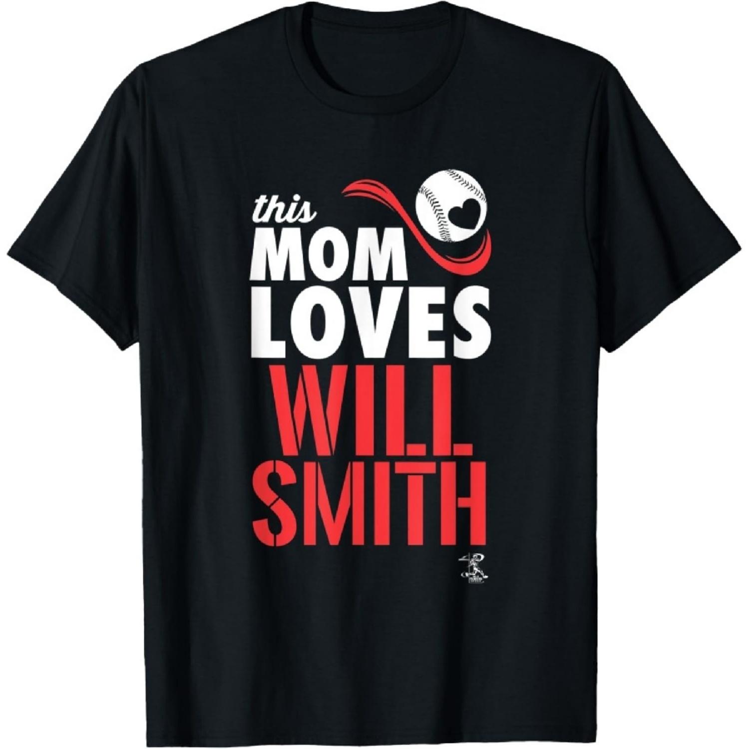 Will Smith This Mom Loves T-Shirt S