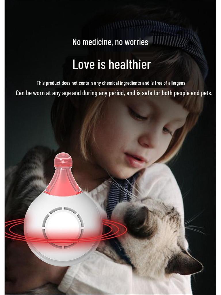 Repelent portabil USB cu ultrasunete pentru țânțari pentru utilizare în exterior