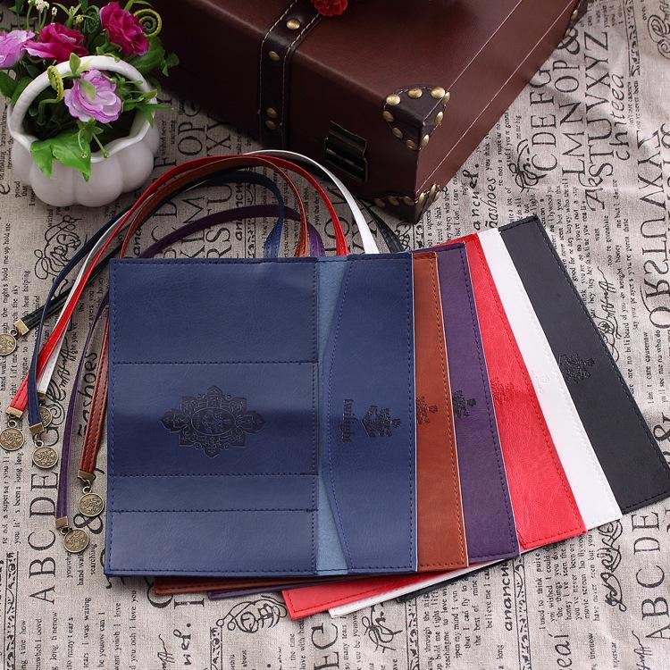 Retro Roll Leather Cosmetic Bag Pen Pencil Case Retro Wallet Storage Bag Purse Small Bag Purse Storage Bag