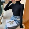 Autumn Winter Sweater Women Turtleneck Sweaters Knitted Jumper Solid Long Sleeve Slim Pullover Sweater Women Korean Fashion Basic Top Clothes
