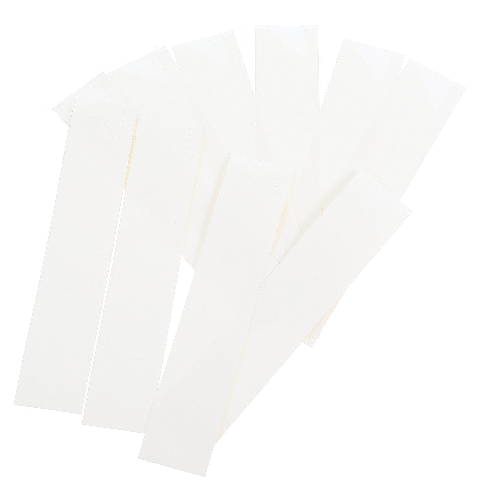 100Pcs Paper Chopsticks Holder Disposable Chopsticks Sleeves Eco Friendly Food Grade Wrapping Bags for Home Hotel Restaurant Use 15X3.1X0.1CM