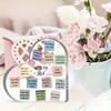 Inspirational Heart Plaque with Motivational Notes - Perfect Gift for Mom, Office Relax Decor, School Counseling Art, Tabletop Decoration for Therap