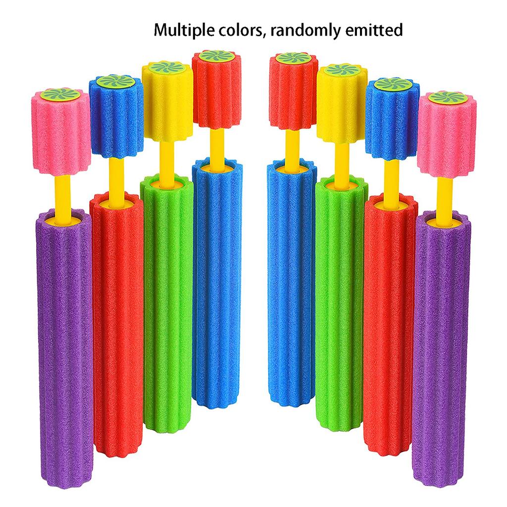Plum Schaum Wasserpistole EVA Wasserpistole Pull Typ Outdoor Strand Wasserspielzeug Kinder Show Wasserpistole Hand Pull Sommer Farbe zufällig