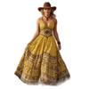 New Boho Dress for Women, Summer Sexy V Neck Printed Fashion Casual Dress, European American Style