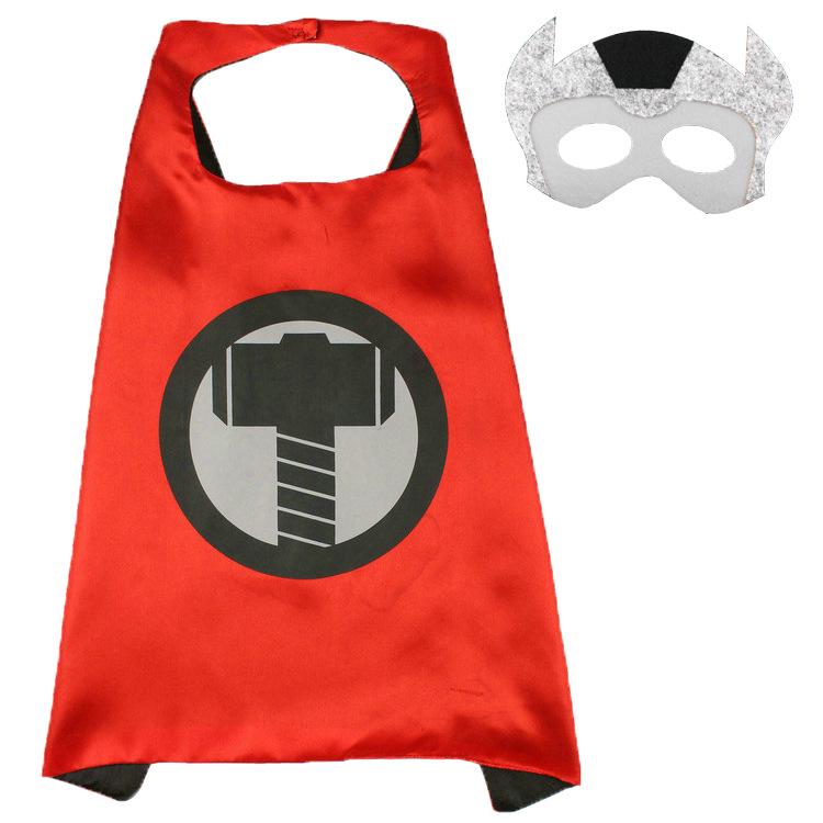 Kids' Marvel Superhero Capes: Superman, Batman, Spider-Man, Iron Man, Captain America