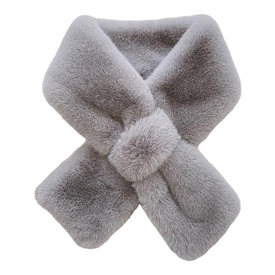 

Женский шарф на шею однотонный мягкий на ощупь теплый ветрозащитный холодостойкий обертывание для шеи утолщенный холодостойкий шарф серый