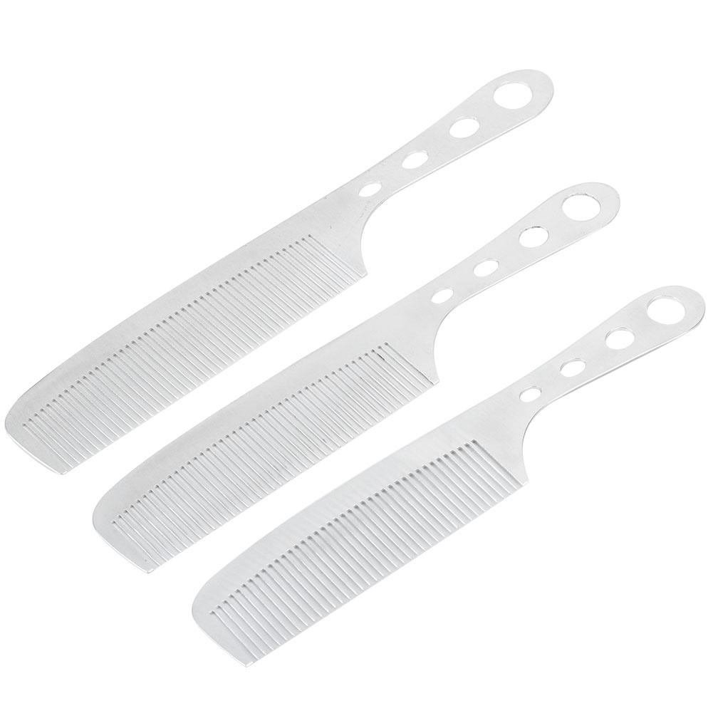 3pcs Professional Men Hairdressing Comb Portable Barber Shop Comb Hair Styling Tool