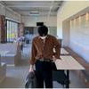 Spring and Autumn Mature Style Black Long-sleeved Shirt Men's Temperament Casual Inner Top