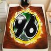 1PC Hannover 96 Patterned Flannel Blanket Suitable For All Seasons for Home Decor Warmth and Comfort Gifts Holiday Present