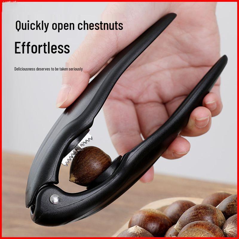 Home Chestnut Opener and Peeler: Nut Scoring Knife & Cracker Tool