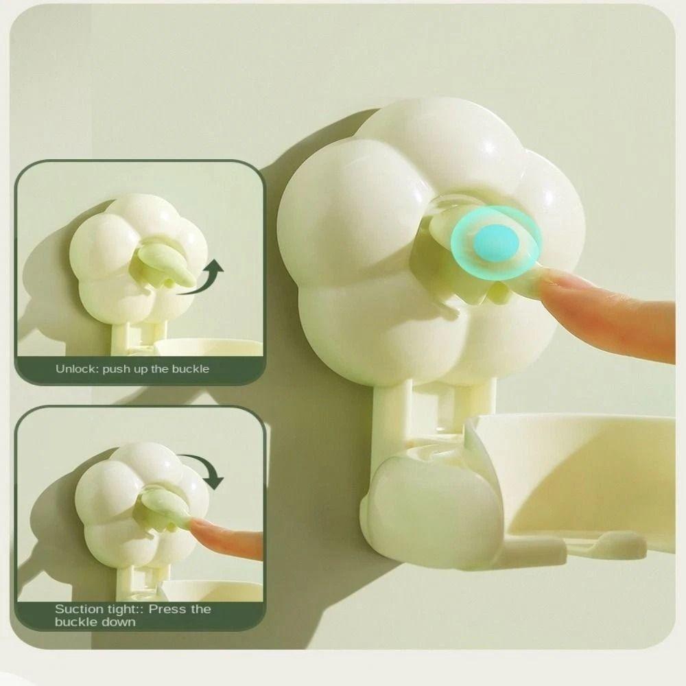 Punch-free Toothbrush Cup Holder Wall-mounted Toothbrush Storage Rack New Toothbrush Rack