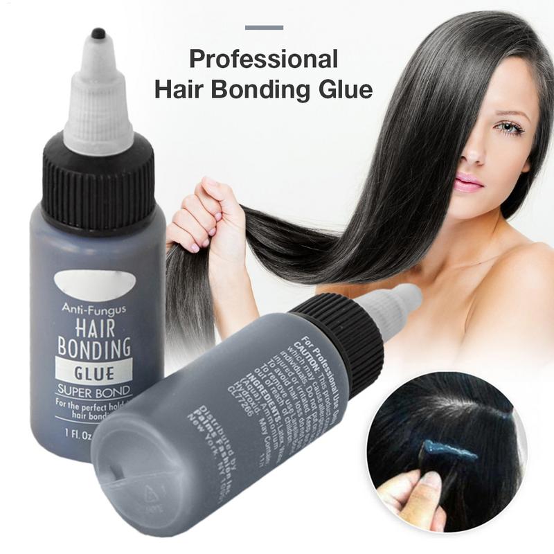 30ml Hair extension glue eco-glue Quick-Dry Adhesive for Wigs makeup wig anti-false eyelash glue Versatile Adhesive