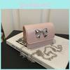 Bowknot Pu Small Square Bag For Women With Crossbody Strap And Street Style For Daily Use