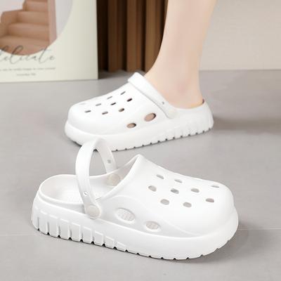 2024 Nieuwe Zomer Koppel Bovenkleding Schoenen Sandalen en Slippers met Dikke Zool Heren- en Dames Strand Tuinschoenen