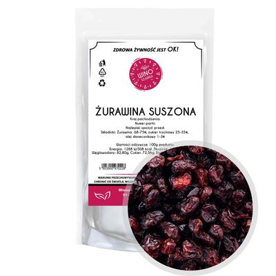 Żurawina Suszona Cięta - 200g