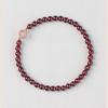 Garnet Bracelet Girls Ins Niche Design Small Particle Single Circle Bracelet Red Pomegranate Good Luck Beads Student Bracelet