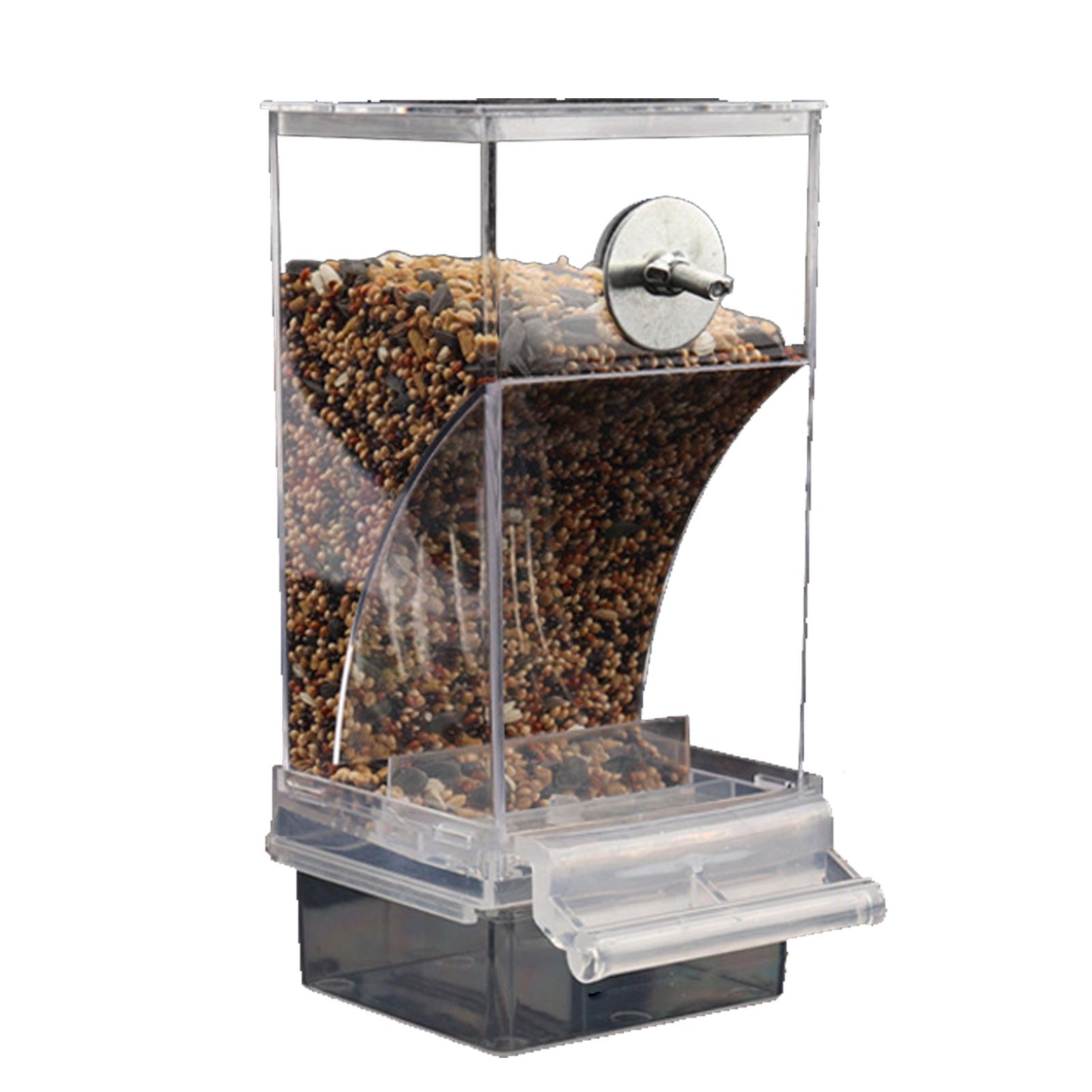 

Акриловая автоматическая кормушка для птиц с камерой Запечатлейте каждого пернатого посетителя Кормушка для птиц без мусора