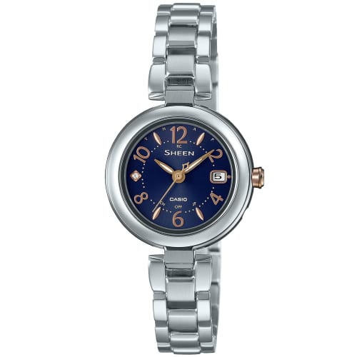 

Casio Sheen Radio-Controlled Solar Watch SHW-7100TD-2AJF Women s Silver