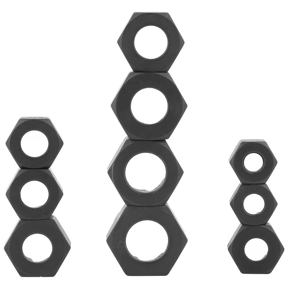 

10pcs Damaged Nut Bolt Remover Stud Extractor Set Broken Bolt Removal Kit