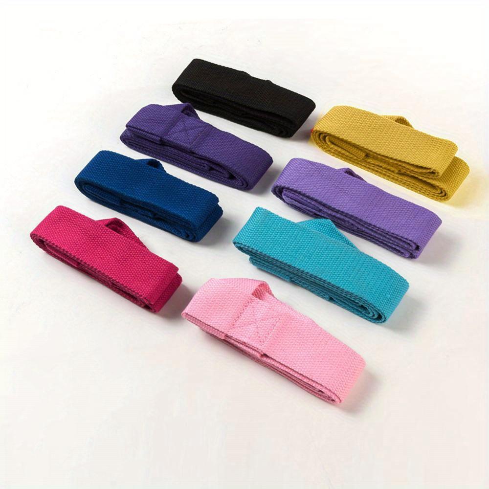 1Pc High Quality Yoga Mat Strap Belt Adjustable Sports Sling Shoulder Carry Belt Exercise Stretch Fitness Elastic Yoga Belt