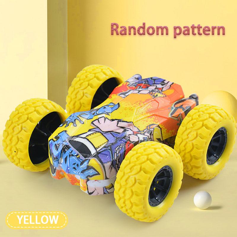 Children's Toy Car Fun Double-sided Car Inertial Safety Anti-collision Anti-fall Kid's Anti-fall Model Sliding Off-road Vehicle