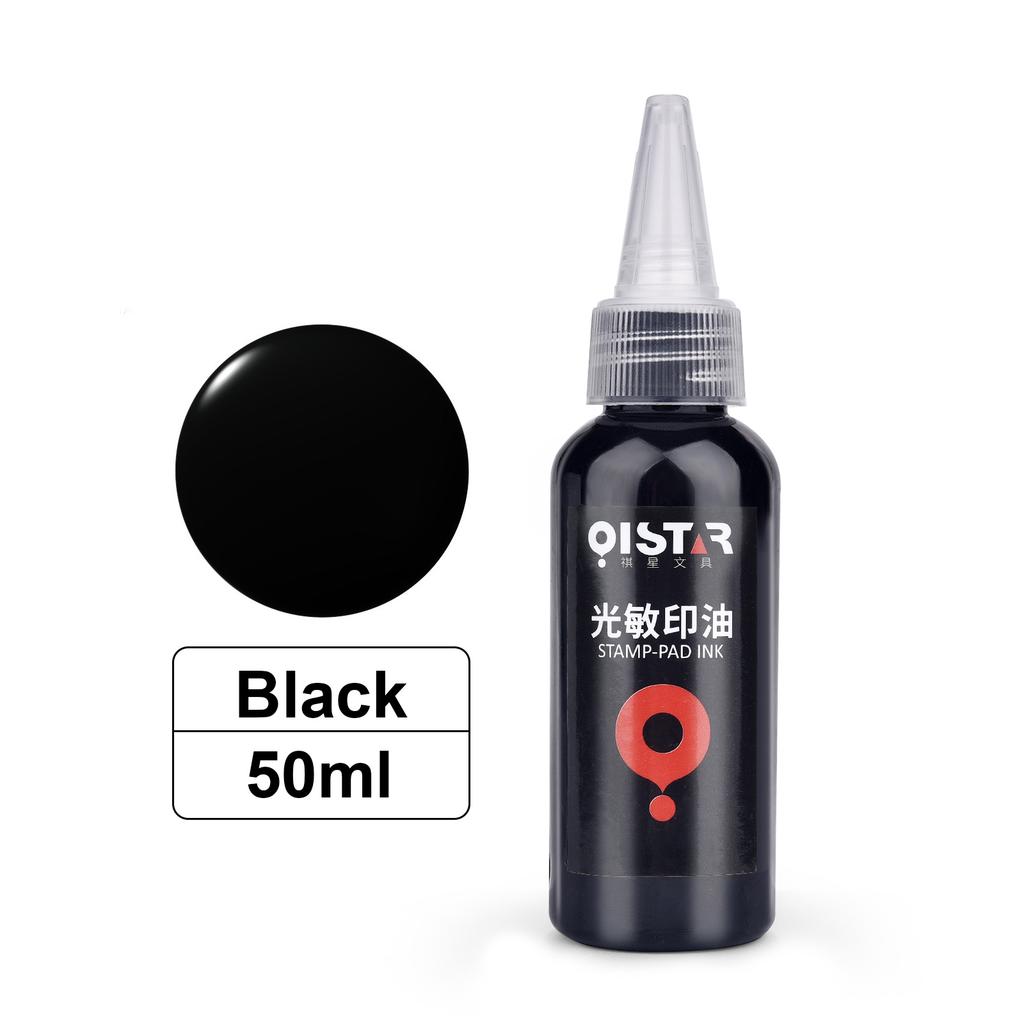 50ml Lichtempfindliche Druckölfarbe Stempelölfarbe Ölstempel-Nachfüllfarbe Lichtempfindliche Tinte Für Schüler Namensstempel Drucken