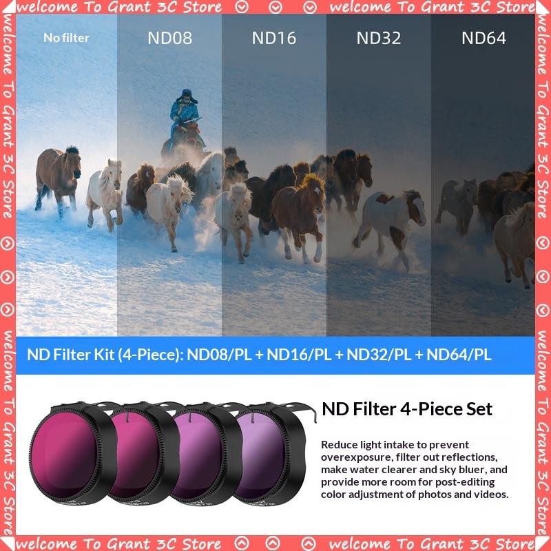 GRT For DJI NEO 2 Drone Lens Filter UV Protection Black Mist ND8/16/32/64 Dimming CPL STAR NIGHT For Neo2 Filters Accessories
